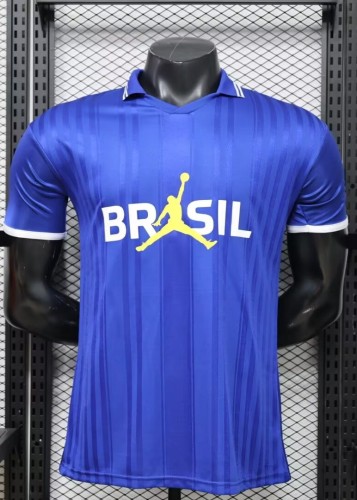 26-27 Brazil Blue Casual Version Player Version Soccer Jersey