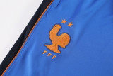 26-27   France High Quality Kids Half Pull Tracksuit