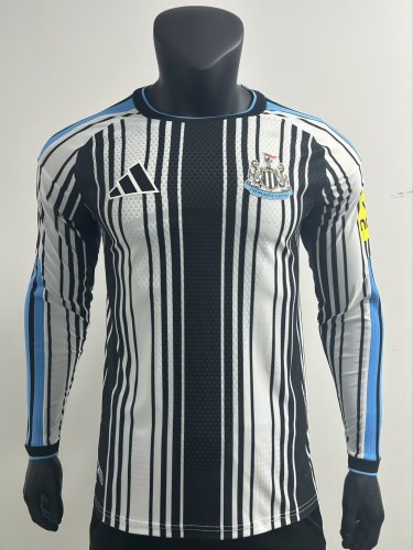 26-27 Newcastle Home Leaked Edition Long Sleeve Player Version Soccer Jersey*长袖球员