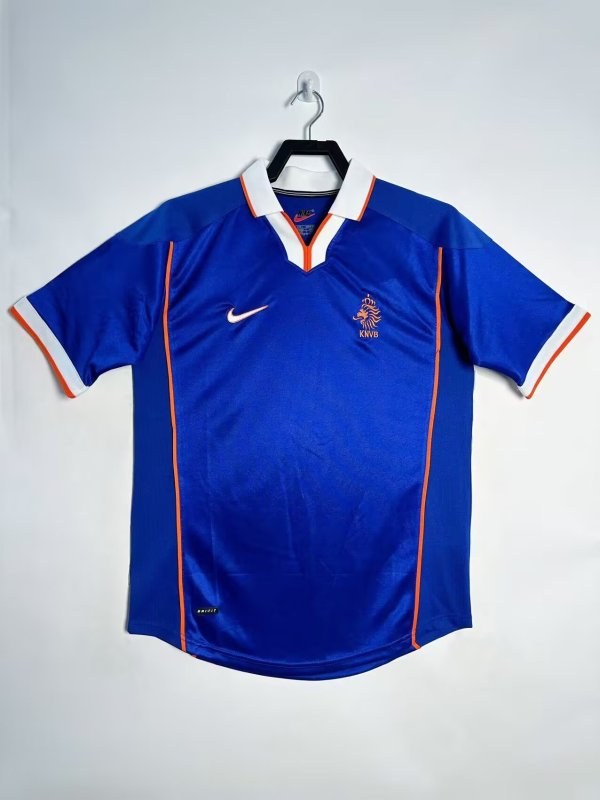 1998 NetherIands Away Retro Soccer Jersey