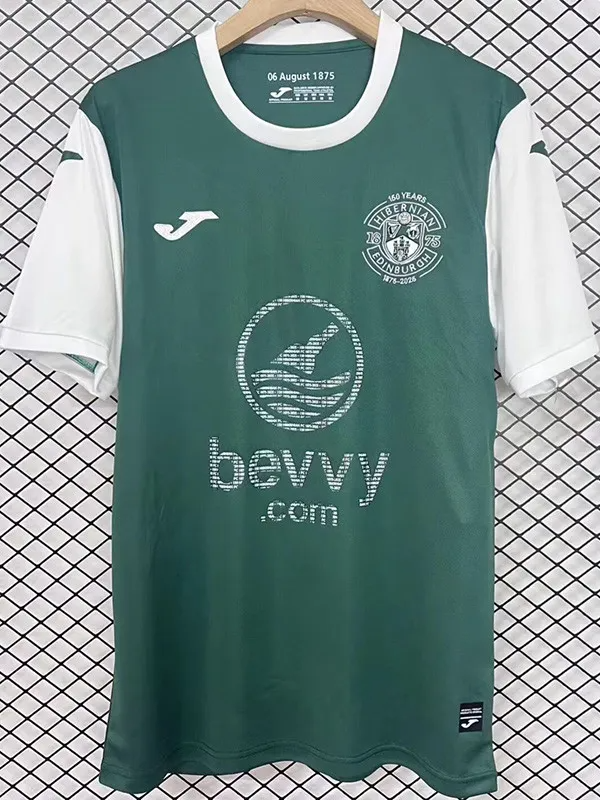 25-26 Hibernian FC Home Fans Soccer Jersey
