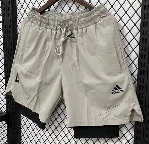 2026 ON Mousy gray Casual Double Layer Short Pants