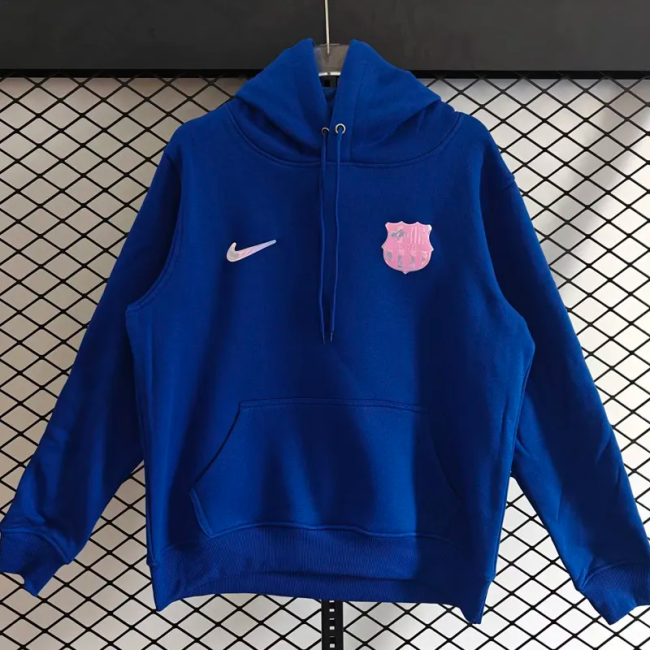 25-26 BAR Fancy blue Hoody 彩蓝色(加绒)粉标