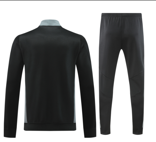 2025 AD Black Jacket Tracksuit