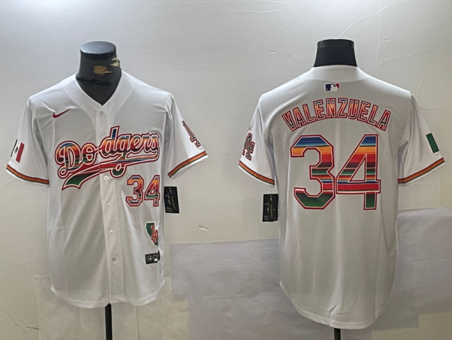 2024 MLB Los Angeles Dodgers New Pattern Jersey