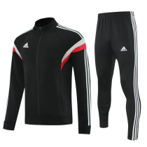 2025 AD Black Jacket Tracksuit