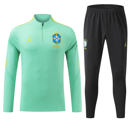 26-27 Brazil High Quality Half Pull Tracksuit