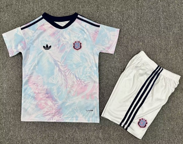 2026 Costa Rica Away Kids Soccer Jersey