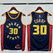24-25 WARRIORS CURRY #30 Royal blue City Edition Top Quality Hot Pressing NBA Jersey