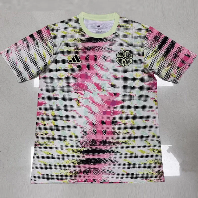 25-26 Celtic Pink White Training shirts