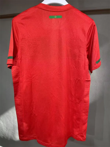 2010 Portugal Home Player Version Retro Soccer Jersey  *球员