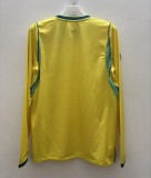 2026 World Cup Brazil Home Long Sleeve Fans Soccer Jersey (长袖)