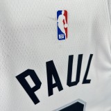 24-25 SA Spurs  Top Quality Hot Pressing NBA Jersey