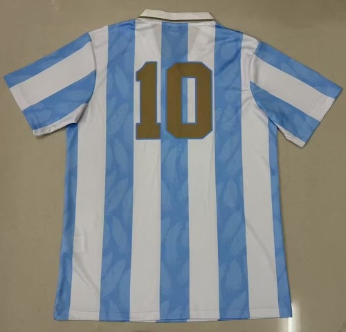 26-27 Argentina 10# Commemorative Edition Fans Soccer Jersey