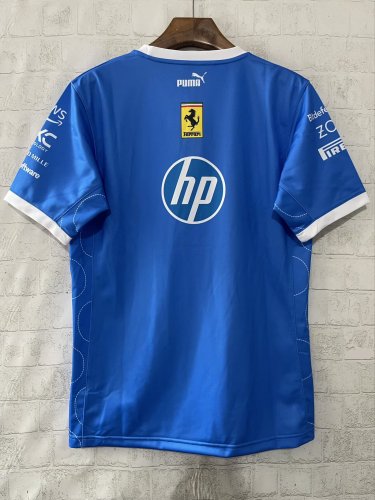 2025 F1 Ferrari New Pattern Short Sleeve Racing Suit