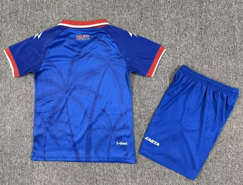 2026 Haiti Home Kids Soccer Jersey