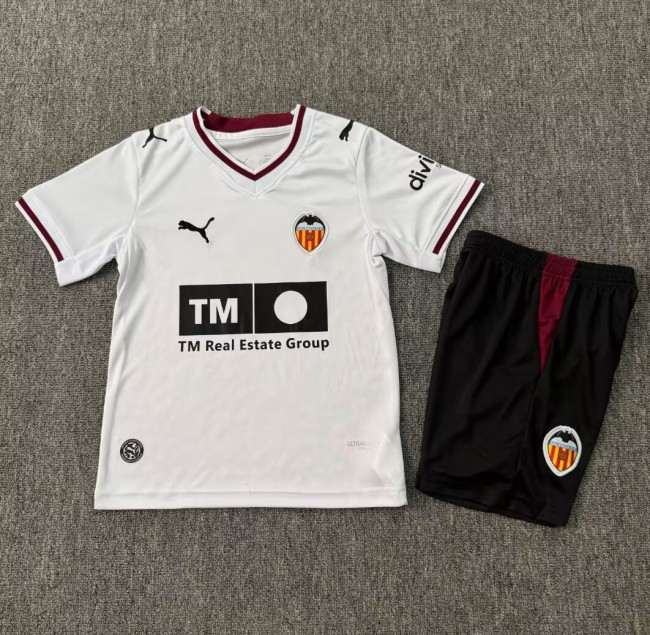 26-27 Valencia Home Leaked Edition Kids Soccer Jersey