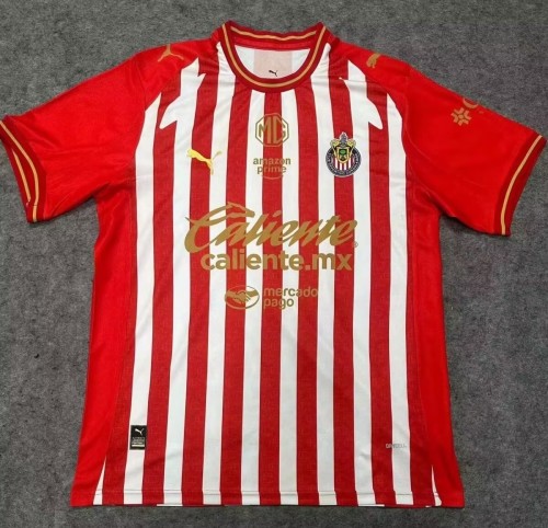 26-27 Chivas Guadalajara Red White Special Edition Fans Soccer Jersey