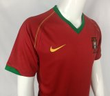 2006 Portugal Home Retro Soccer Jersey