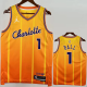25-26 Hornets BALL #1 Orange City Edition Top Quality Hot Pressing NBA Jersey(V领)