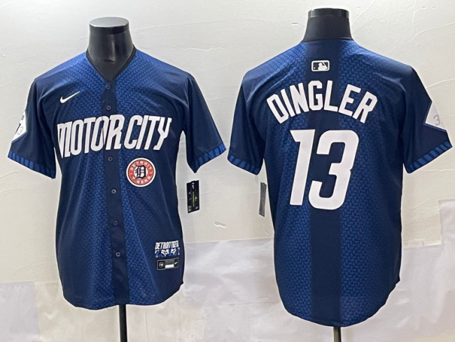 2025 MLB Detroit Tigers New Pattern Jersey