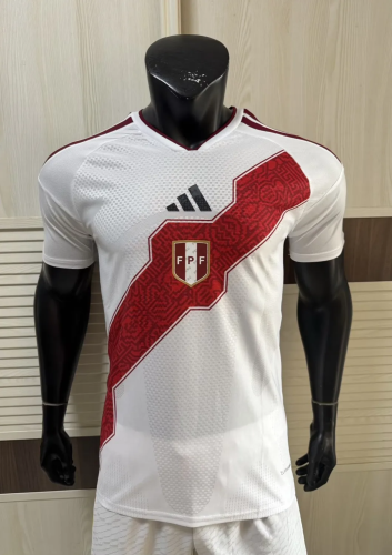 26-27 Peru Home Player Version Soccer Jersey