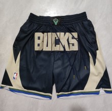 2024 Milwaukee Bucks Embroidery Top Quality NBA Pants