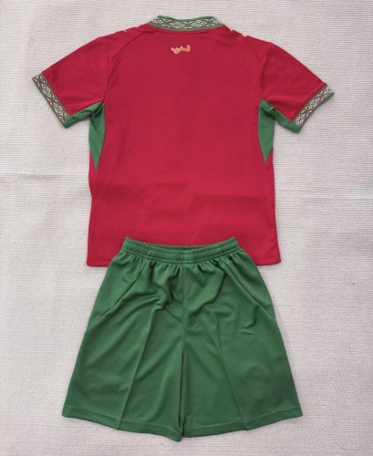 2026 World Cup Morocco Home Kids Soccer Jersey