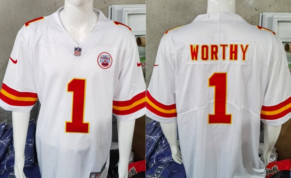 2025 NFL Kansas City Chiefs New Pattern Jersey