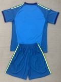 2026 Spain Blue GoalKeeper Adult Suit