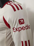 25-26 LIV Away Long Sleeve Player Version Soccer Jersey (长袖球员)