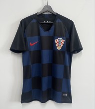 2018 Croatia Away Retro Soccer Jersey