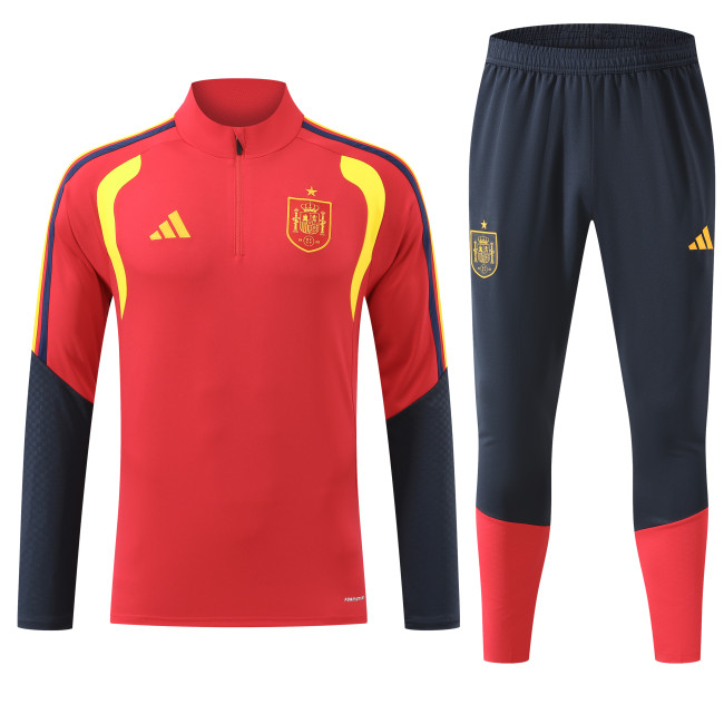 26-27 Spain High Quality Half Pull Tracksuit