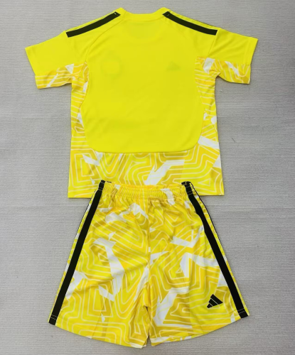 26-27 Celtic Yellow Goalkeeper Kids Soccer Jersey