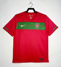 2010 Portugal Home Retro Soccer Jersey