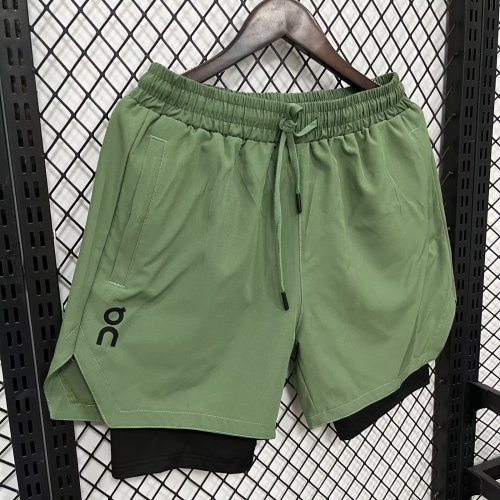 2026 ON Green Casual Double Layer Short Pants