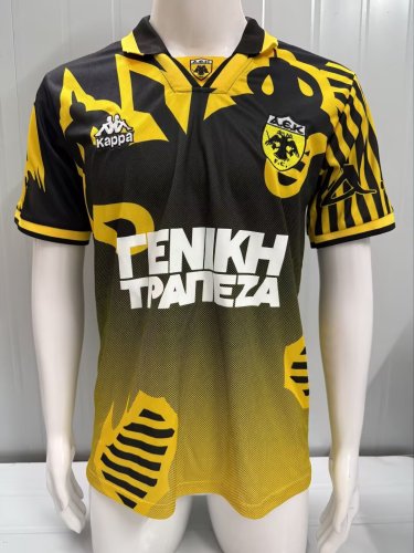 1997-1998 AEK Athens Home Retro Soccer Jersey
