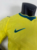 2026 World Cup Brazil Home Player Version Soccer Jersey