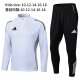 2025 AD White Kids Half Pull Tracksuit