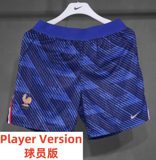 2026 World Cup France Home Player Version Shorts Pants (球员短裤)