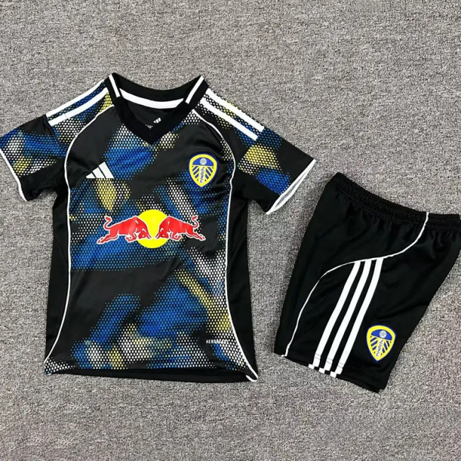 25-26 Leeds United Third Kids Soccer Jersey