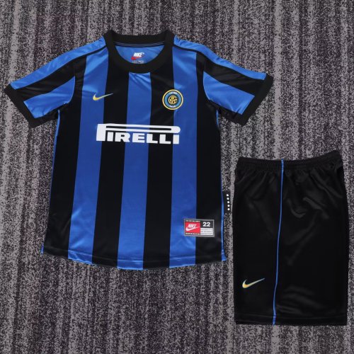1999-2000 INT Home Retro Kids Soccer Jersey