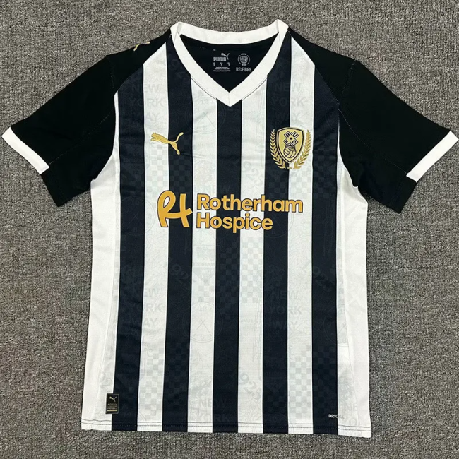 25-26 Rotherham United Third Fans Soccer Jersey