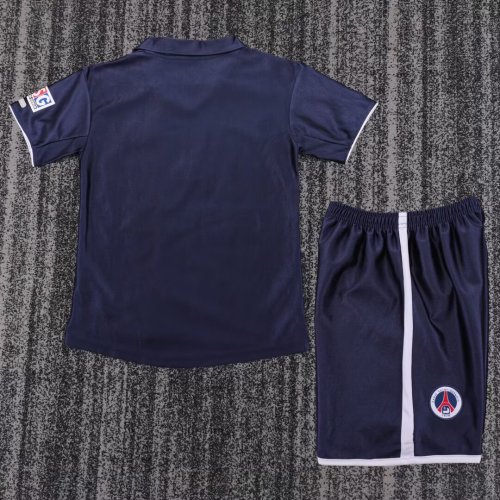 2001-2002 PSG Home Retro Kids Soccer Jersey