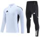 2025 AD White Half Pull Tracksuit
