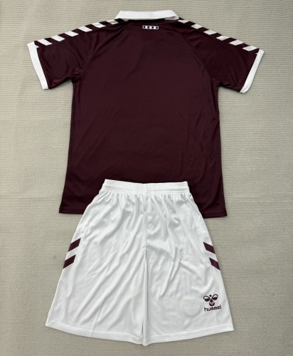 26-27 Heart of Midlothian Home Kids Soccer Jersey