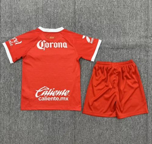 26-27 Toluca Red Special Edition Kids Soccer Jersey