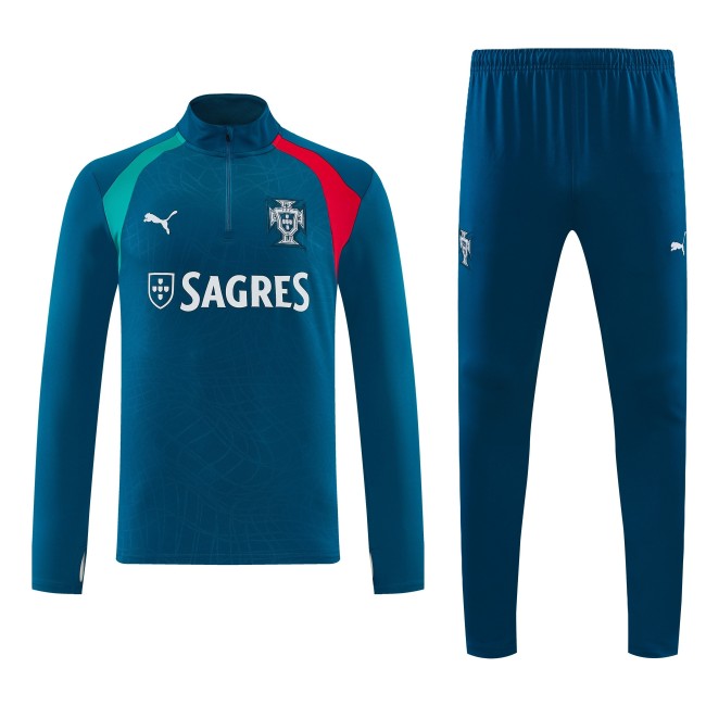 26-27 Portugal High Quality Half Pull Tracksuit