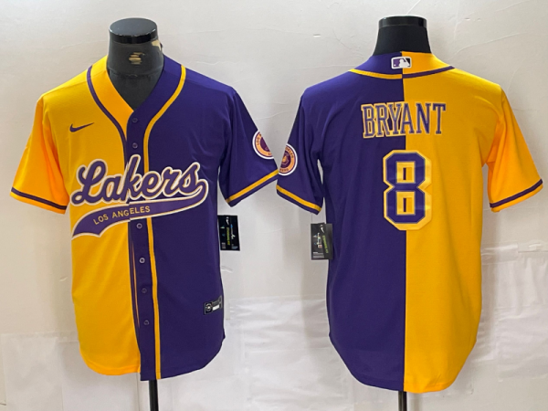 2025 MLB Los Angeles Lakers New Pattern Jersey