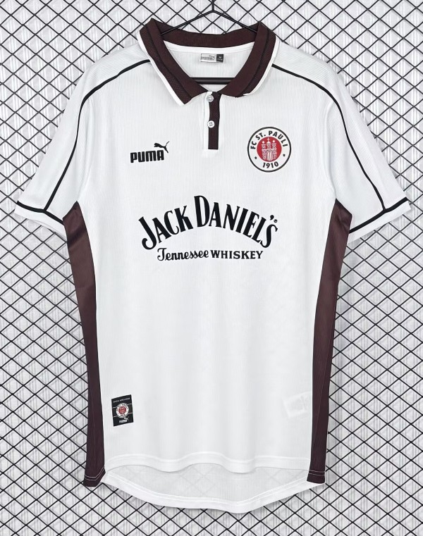 1999-2000 St. Pauli Home Retro Soccer Jersey